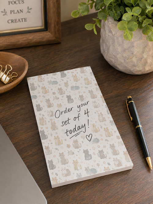 Cats Galore Notepad - 2 pack