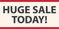 HUGE SALE TODAY   4' x 2' Banner